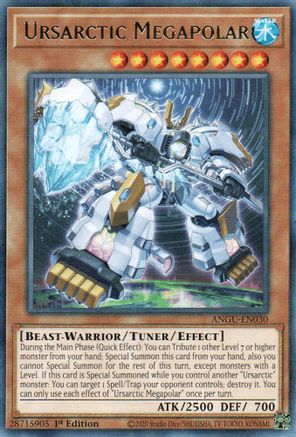 Ursarctic Megapolar (ANGU-EN030) - Ancient Guardians 1st Edition - Premium Yugioh Single from Konami - Just $0.08! Shop now at Game Crave Tournament Store