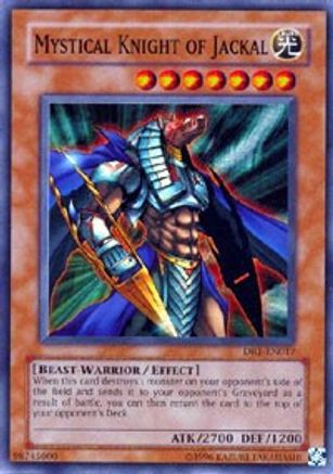 Mystical Knight of Jackal (DR1-EN017) - Dark Revelation Volume 1 Unlimited - Premium Yugioh Single from Konami - Just $2.62! Shop now at Game Crave Tournament Store