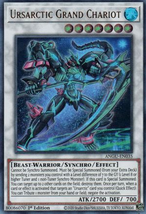 Ursarctic Grand Chariot (ANGU-EN035) - Ancient Guardians 1st Edition - Premium Yugioh Single from Konami - Just $0.64! Shop now at Game Crave Tournament Store