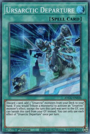 Ursarctic Departure (ANGU-EN036) - Ancient Guardians 1st Edition - Premium Yugioh Single from Konami - Just $0.25! Shop now at Game Crave Tournament Store