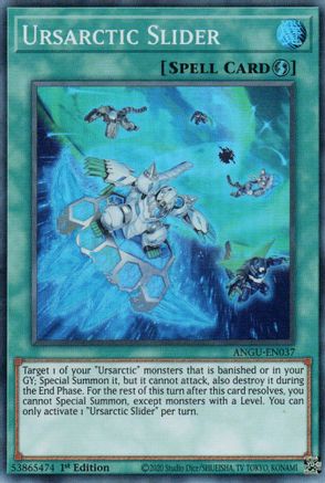 Ursarctic Slider (ANGU-EN037) - Ancient Guardians 1st Edition - Premium Yugioh Single from Konami - Just $0.25! Shop now at Game Crave Tournament Store