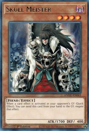 Skull Meister (ANGU-EN043) - Ancient Guardians 1st Edition - Premium Yugioh Single from Konami - Just $0.25! Shop now at Game Crave Tournament Store