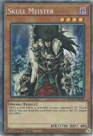 Skull Meister (CR) (ANGU-EN043) - Ancient Guardians 1st Edition - Premium Yugioh Single from Konami - Just $4.97! Shop now at Game Crave Tournament Store