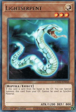Lightserpent (ANGU-EN044) - Ancient Guardians 1st Edition - Premium Yugioh Single from Konami - Just $0.08! Shop now at Game Crave Tournament Store