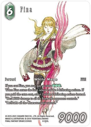 Fina (Full Art Reprint) (OPUS XIII: CRYSTAL RADIANCE) Foil - Premium Final Fantasy Single from Opus XIII: Crystal Radiance - Just $13.77! Shop now at Game Crave Tournament Store