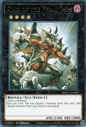 King of the Feral Imps (ANGU-EN049) - Ancient Guardians 1st Edition - Premium Yugioh Single from Konami - Just $0.43! Shop now at Game Crave Tournament Store
