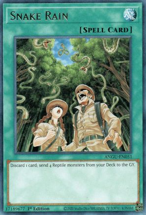 Snake Rain (ANGU-EN051) - Ancient Guardians 1st Edition - Premium Yugioh Single from Konami - Just $0.30! Shop now at Game Crave Tournament Store