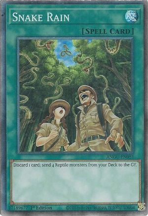 Snake Rain (CR) (ANGU-EN051) - Ancient Guardians 1st Edition - Premium Yugioh Single from Konami - Just $9.77! Shop now at Game Crave Tournament Store