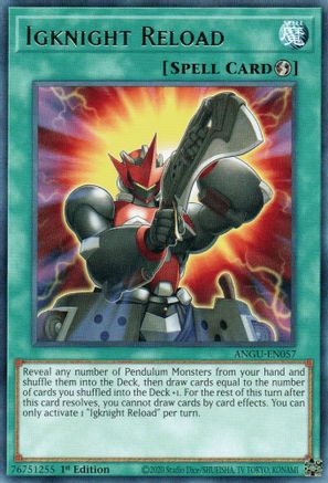 Igknight Reload (ANGU-EN057) - Ancient Guardians 1st Edition - Premium Yugioh Single from Konami - Just $0.25! Shop now at Game Crave Tournament Store