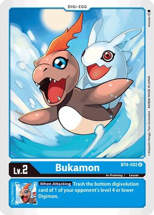 Bukamon (BT4-002) - Great Legend - Premium Digimon Single from Bandai - Just $0.08! Shop now at Game Crave Tournament Store