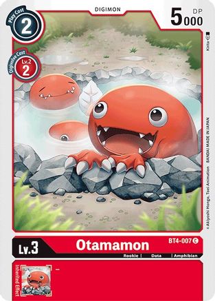 Otamamon (BT4-007) - Great Legend - Premium Digimon Single from Bandai - Just $0.25! Shop now at Game Crave Tournament Store