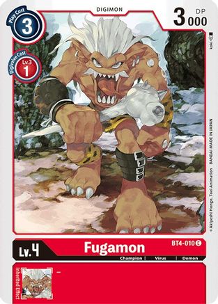 Fugamon (BT4-010) - Great Legend - Premium Digimon Single from Bandai - Just $0.08! Shop now at Game Crave Tournament Store