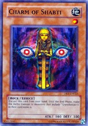 Charm of Shabti (DR1-EN022) - Dark Revelation Volume 1 Unlimited - Premium Yugioh Single from Konami - Just $0.26! Shop now at Game Crave Tournament Store