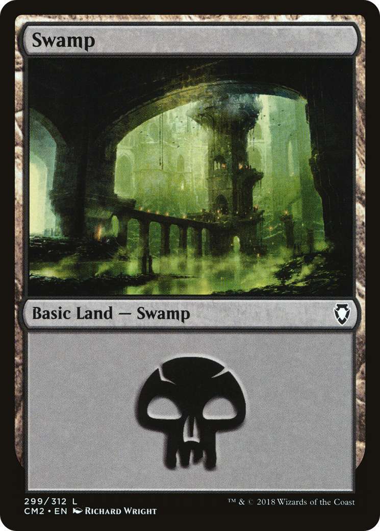 Swamp (CM2-299) - Commander Anthology Volume II - Premium MTG Single from Wizards of the Coast - Just $0.08! Shop now at Game Crave Tournament Store