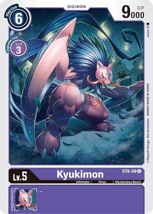 Kyukimon (ST6-09) - Starter Deck 06: Venomous Violet - Premium Digimon Single from Bandai - Just $0.25! Shop now at Game Crave Tournament Store