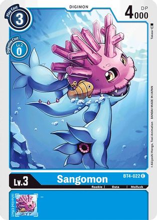 Sangomon (BT4-022) - Great Legend - Premium Digimon Single from Bandai - Just $0.08! Shop now at Game Crave Tournament Store