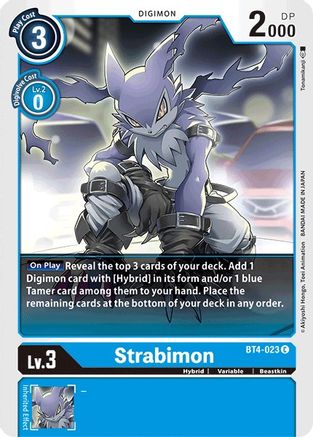 Strabimon (BT4-023) - Great Legend - Premium Digimon Single from Bandai - Just $0.25! Shop now at Game Crave Tournament Store