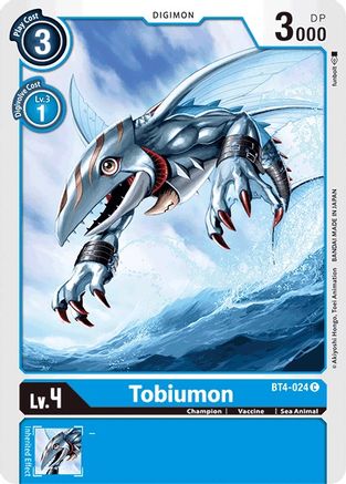 Tobiumon (BT4-024) - Great Legend - Premium Digimon Single from Bandai - Just $0.25! Shop now at Game Crave Tournament Store