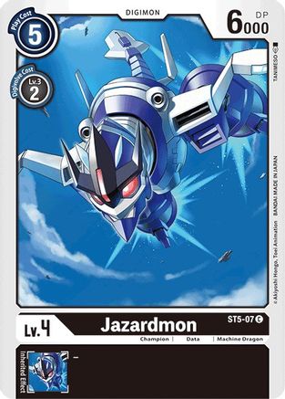 Jazardmon (ST5-07) - Starter Deck 05: Machine Black - Premium Digimon Single from Bandai - Just $0.25! Shop now at Game Crave Tournament Store