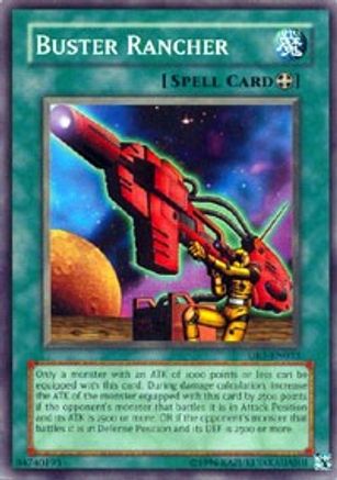 Buster Rancher (DR1-EN033) - Dark Revelation Volume 1 Unlimited - Premium Yugioh Single from Konami - Just $0.08! Shop now at Game Crave Tournament Store