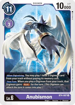 Anubismon (BT4-087) - Great Legend - Premium Digimon Single from Bandai - Just $0.25! Shop now at Game Crave Tournament Store