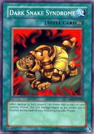 Dark Snake Syndrome (DR1-EN035) - Dark Revelation Volume 1 Unlimited - Premium Yugioh Single from Konami - Just $0.36! Shop now at Game Crave Tournament Store