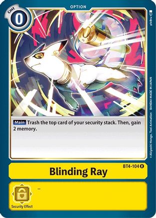 Blinding Ray (BT4-104) - Great Legend - Premium Digimon Single from Bandai - Just $0.25! Shop now at Game Crave Tournament Store