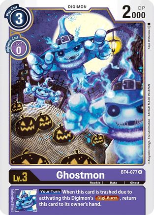 Ghostmon (BT4-077) - Great Legend - Premium Digimon Single from Bandai - Just $0.08! Shop now at Game Crave Tournament Store