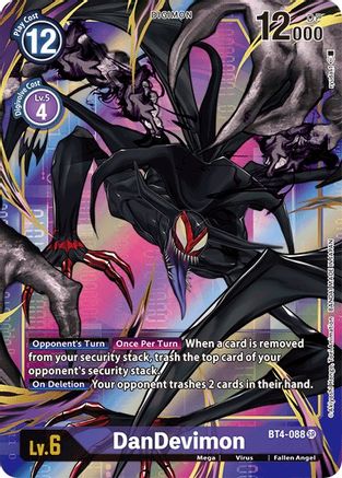 DanDevimon (Alternate Art) (BT4-088) - Great Legend Foil - Premium Digimon Single from Bandai - Just $0.44! Shop now at Game Crave Tournament Store