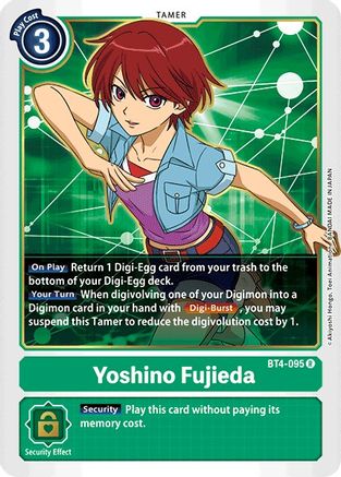 Yoshino Fujieda (BT4-095) - Great Legend - Premium Digimon Single from Bandai - Just $0.08! Shop now at Game Crave Tournament Store