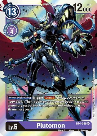 Plutomon (BT4-089) - Great Legend Foil - Premium Digimon Single from Bandai - Just $0.25! Shop now at Game Crave Tournament Store