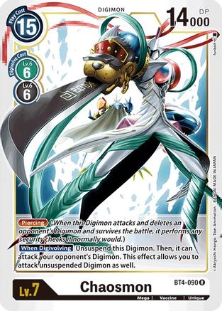 Chaosmon (BT4-090) - Great Legend - Premium Digimon Single from Bandai - Just $0.25! Shop now at Game Crave Tournament Store