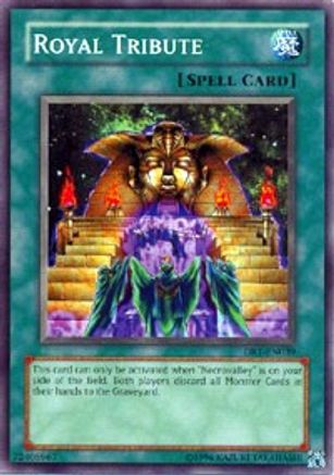 Royal Tribute (DR1-EN039) - Dark Revelation Volume 1 Unlimited - Premium Yugioh Single from Konami - Just $1.26! Shop now at Game Crave Tournament Store