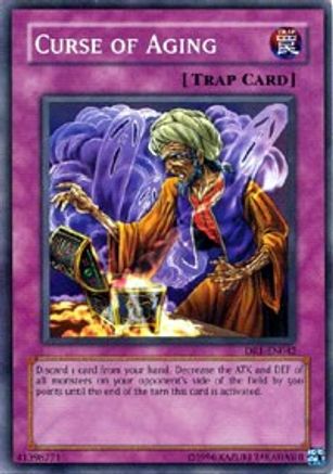 Curse of Aging (DR1-EN042) - Dark Revelation Volume 1 Unlimited - Premium Yugioh Single from Konami - Just $0.25! Shop now at Game Crave Tournament Store