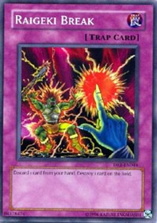 Raigeki Break (DR1-EN044) - Dark Revelation Volume 1 Unlimited - Premium Yugioh Single from Konami - Just $1.94! Shop now at Game Crave Tournament Store