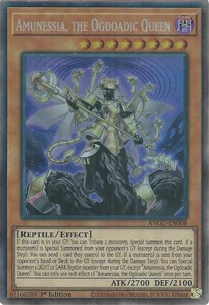 Amunessia, the Ogdoadic Queen (CR) (ANGU-EN008) - Ancient Guardians 1st Edition - Premium Yugioh Single from Konami - Just $3.09! Shop now at Game Crave Tournament Store