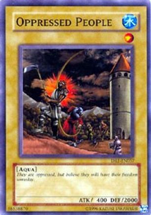 Oppressed People (DR1-EN057) - Dark Revelation Volume 1 Unlimited - Premium Yugioh Single from Konami - Just $1.42! Shop now at Game Crave Tournament Store