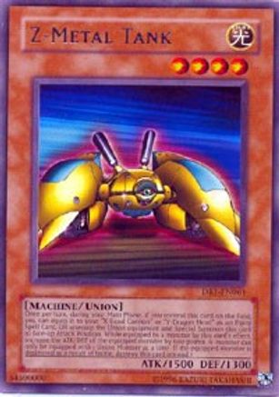 Z-Metal Tank (DR1-EN061) - Dark Revelation Volume 1 Unlimited - Premium Yugioh Single from Konami - Just $0.64! Shop now at Game Crave Tournament Store