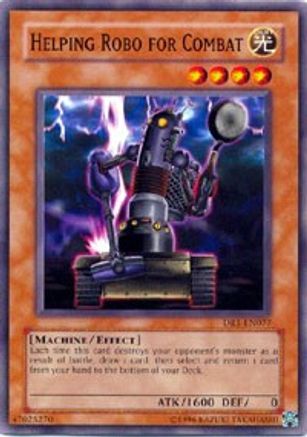 Helping Robo For Combat (DR1-EN077) - Dark Revelation Volume 1 Unlimited - Premium Yugioh Single from Konami - Just $0.25! Shop now at Game Crave Tournament Store