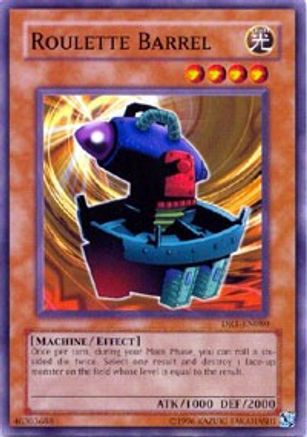 Roulette Barrel (DR1-EN080) - Dark Revelation Volume 1 Unlimited - Premium Yugioh Single from Konami - Just $0.38! Shop now at Game Crave Tournament Store