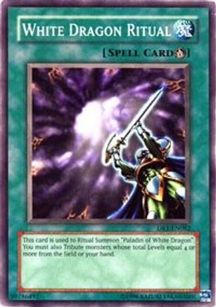 White Dragon Ritual (DR1-EN082) - Dark Revelation Volume 1 Unlimited - Premium Yugioh Single from Konami - Just $0.10! Shop now at Game Crave Tournament Store