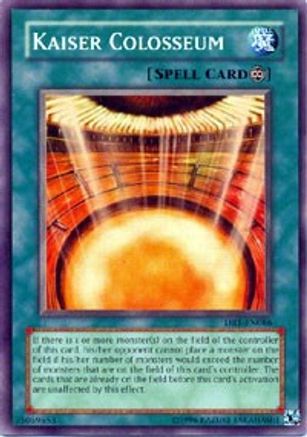 Kaiser Colosseum (DR1-EN086) - Dark Revelation Volume 1 Unlimited - Premium Yugioh Single from Konami - Just $2.26! Shop now at Game Crave Tournament Store