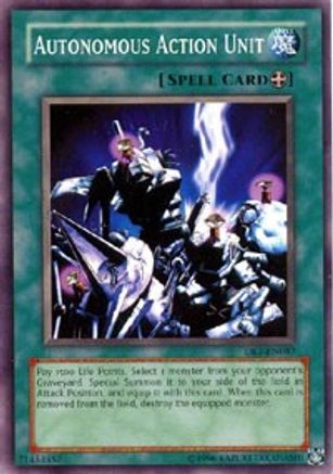 Autonomous Action Unit (DR1-EN087) - Dark Revelation Volume 1 Unlimited - Premium Yugioh Single from Konami - Just $0.34! Shop now at Game Crave Tournament Store
