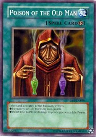 Poison of the Old Man (DR1-EN088) - Dark Revelation Volume 1 Unlimited - Premium Yugioh Single from Konami - Just $0.35! Shop now at Game Crave Tournament Store
