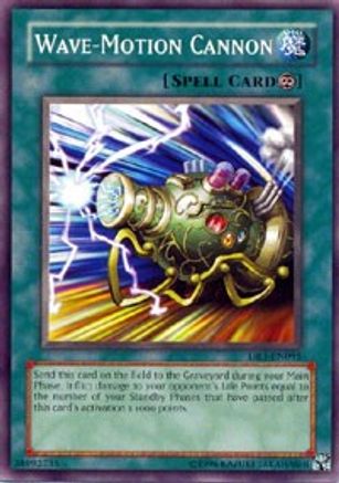 Wave-Motion Cannon (DR1-EN095) - Dark Revelation Volume 1 Unlimited - Premium Yugioh Single from Konami - Just $0.48! Shop now at Game Crave Tournament Store