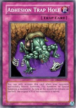 Adhesion Trap Hole (DR1-EN105) - Dark Revelation Volume 1 Unlimited - Premium Yugioh Single from Konami - Just $0.25! Shop now at Game Crave Tournament Store