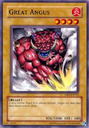 Great Angus (DR1-EN110) - Dark Revelation Volume 1 Unlimited - Premium Yugioh Single from Konami - Just $0.25! Shop now at Game Crave Tournament Store