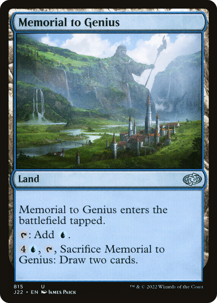 Memorial to Genius (J22-815) - Jumpstart 2022 - Premium MTG Single from Wizards of the Coast - Just $0.25! Shop now at Game Crave Tournament Store