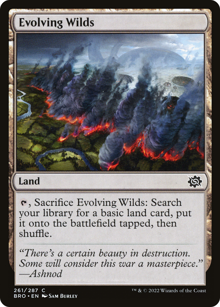 Evolving Wilds (BRO-261) - The Brothers' War - Premium MTG Single from Wizards of the Coast - Just $0.08! Shop now at Game Crave Tournament Store