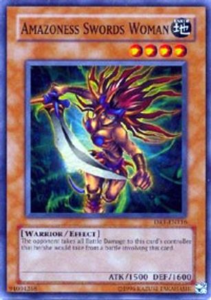 Amazoness Swords Woman (DR1-EN116) - Dark Revelation Volume 1 Unlimited - Premium Yugioh Single from Konami - Just $4.14! Shop now at Game Crave Tournament Store